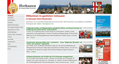Desktop Screenshot of horhausen.de