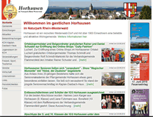 Tablet Screenshot of horhausen.de